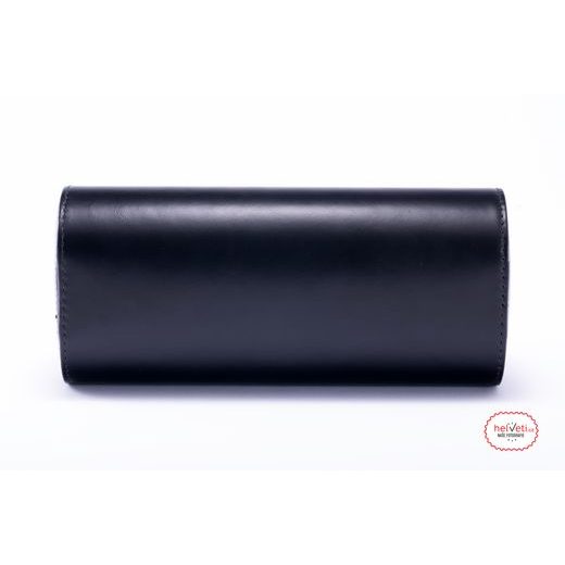 KOŽENÉ CESTOVNÉ PUZDRO HELVETI (ČIERNE) - BOXY NA HODINKY - OSTATNÉ