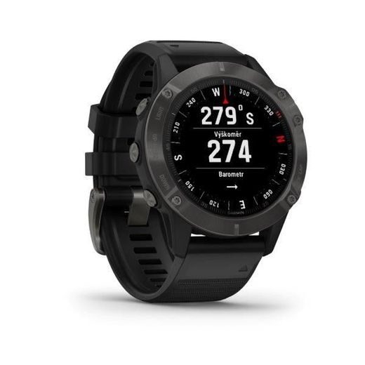 GARMIN FENIX6 PRO SAPPHIRE, GRAY/BLACK BAND (MAP/MUSIC) 010-02158-11 - ARCHÍV