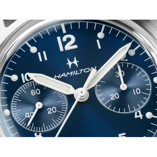 HAMILTON KHAKI AVIATION PILOT PIONEER MECHANICAL CHRONO H76409140 - KHAKI AVIATION - ZNAČKY