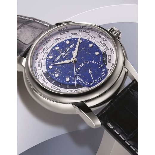 FREDERIQUE CONSTANT MANUFACTURE CLASSIC WORLDTIMER AUTOMATIC LIMITED EDITION FC-718LA4H6 - MANUFACTURE - ZNAČKY