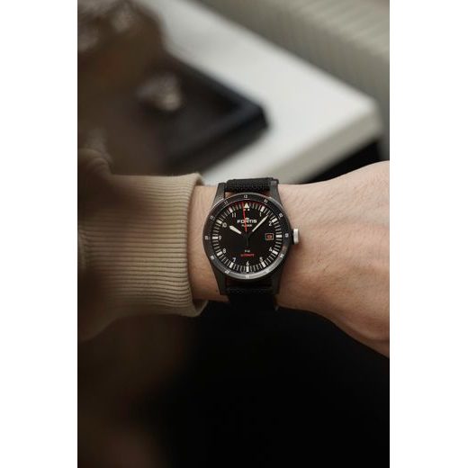 FORTIS FLIEGER F-41 WERK 7 MISSION BLACK LIMITED EDITION F4220030 - FLIEGER - ZNAČKY