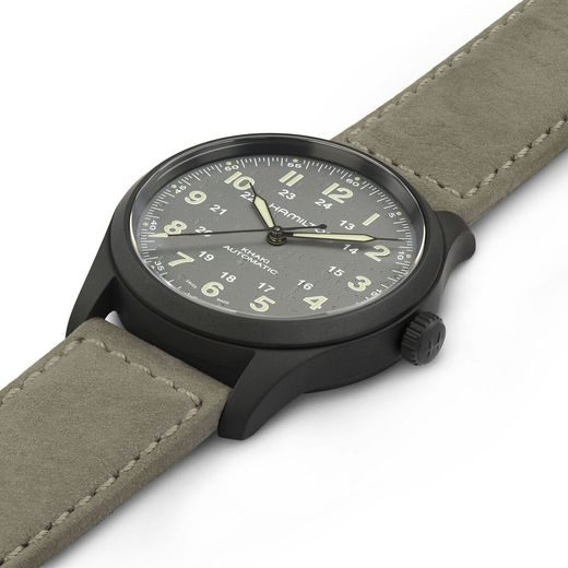 HAMILTON KHAKI FIELD TITANIUM AUTO H70215880 - KHAKI FIELD - ZNAČKY