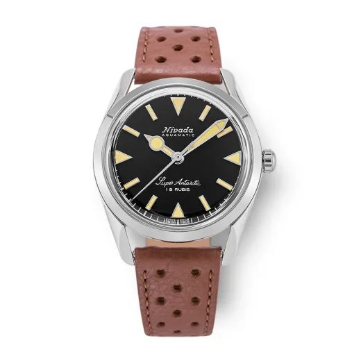NIVADA GRENCHEN SUPER ANTARCTIC 35 MM - BLACK BEIGE LUMINOVA - ANTARCTIC - ZNAČKY