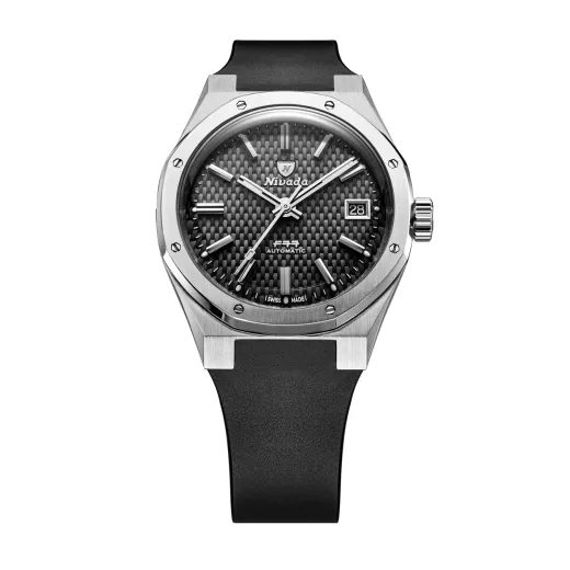 NIVADA GRENCHEN F77 SST BLACK MK2 DATE - 38 MM - F77 - ZNAČKY