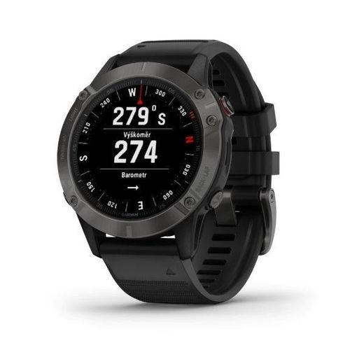 GARMIN FENIX6 PRO SAPPHIRE, GRAY/BLACK BAND (MAP/MUSIC) 010-02158-11 - ARCHÍV