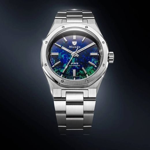 NIVADA GRENCHEN F77 MK2 AZURITE – 100 YEARS – 38 MM - F77 - ZNAČKY
