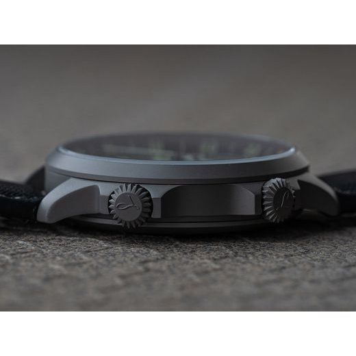 LACO FLIEGER FRANKFURT 40 GMT SCHWARZ - PILOT SPECIAL MODELS - ZNAČKY