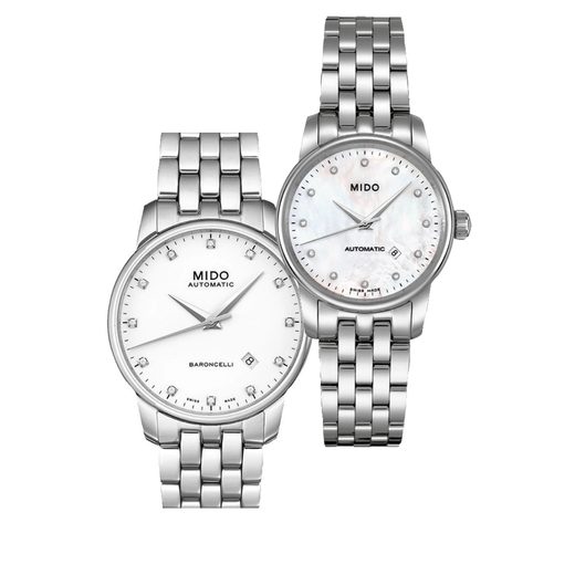 SET MIDO BARONCELLI M8600.4.66.1 A M7600.4.69.1 - HODINKY PRE PÁRY - HODINKY