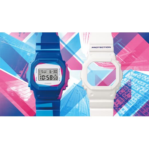 HODINKY CASIO G-SHOCK DWE-5600PR-2ER PARRA SPECIAL EDITION - G-SHOCK - ZNAČKY