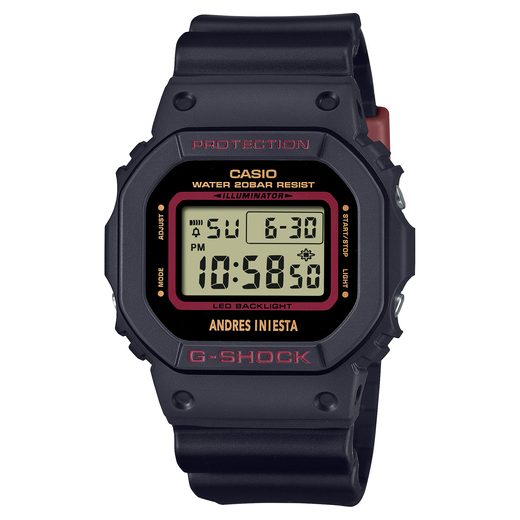 HODINKY CASIO G-SHOCK DW-5600AI-1ER ANDRÉS INIESTA - G-SHOCK - ZNAČKY