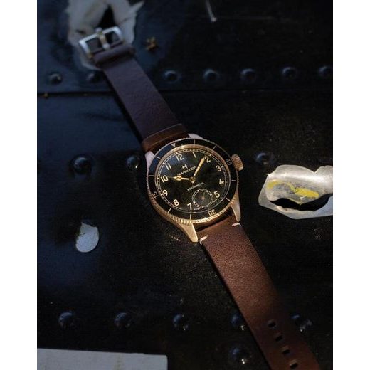 HAMILTON KHAKI AVIATION PILOT PIONEER BRONZE H76709530 - KHAKI AVIATION - ZNAČKY
