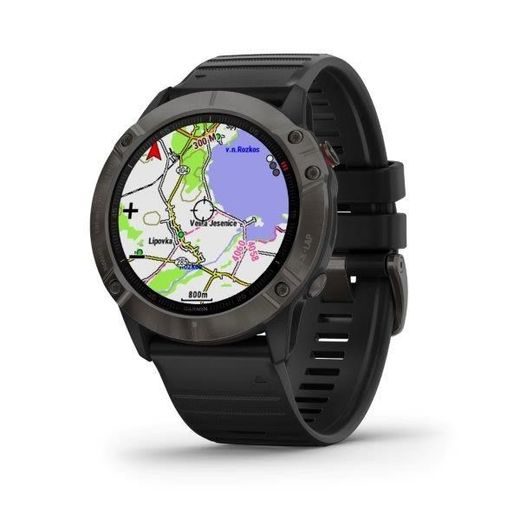 GARMIN FENIX6X PRO SAPPHIRE, GRAYDLC/BLACK BAND (MAP/MUSIC) 010-02157-11 - GARMIN - ZNAČKY