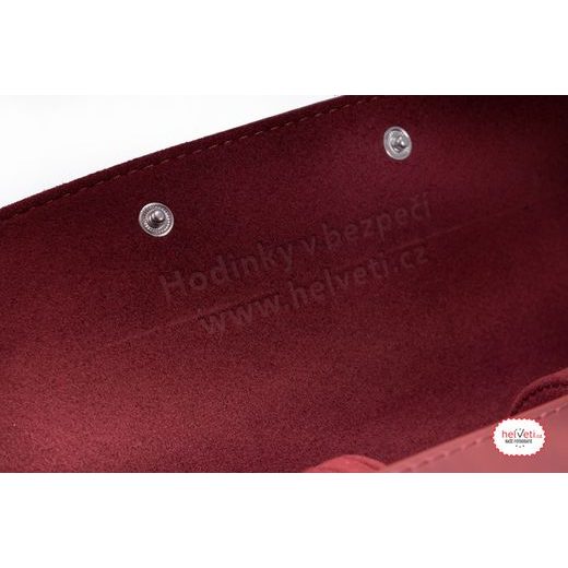 KOŽENÉ CESTOVNÉ PUZDRO HELVETI (TMAVOHNEDÉ) - BOXY NA HODINKY - OSTATNÉ