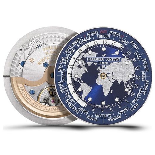 FREDERIQUE CONSTANT MANUFACTURE CLASSIC WORLDTIMER AUTOMATIC FC-719NN3H6B - MANUFACTURE - ZNAČKY