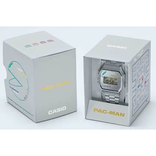 CASIO COLLECTION VINTAGE A168WEPC-7AER PAC-MAN COLLABORATION - CLASSIC COLLECTION - ZNAČKY