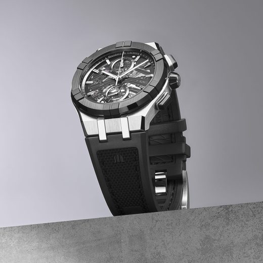 MAURICE LACROIX AIKONIC CHRONOGRAPH SKELETON AC8018-SSL20-030-2 - AIKONIC - ZNAČKY