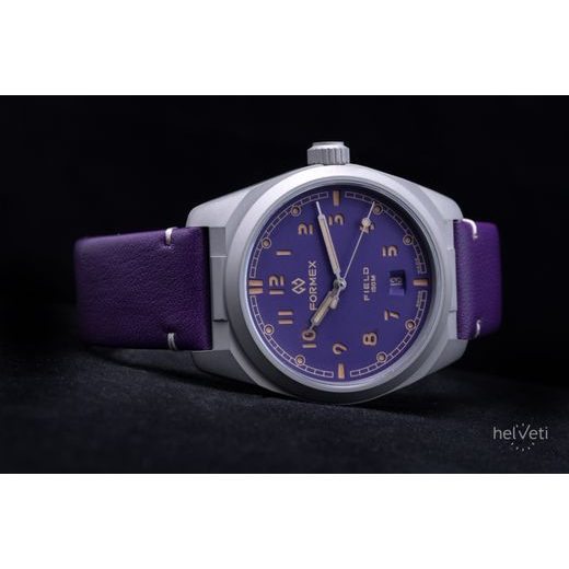 FORMEX FIELD AUTOMATIC ULTRA VIOLET BOLGHERI VIOLET LEATHER STRAP 0660.1.6593.799 - FIELD AUTOMATIC - ZNAČKY
