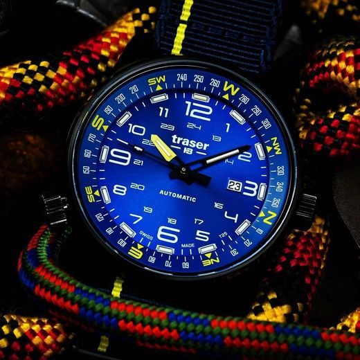 TRASER P68 PATHFINDER AUTOMATIC BLUE NATO - TACTICAL - ZNAČKY