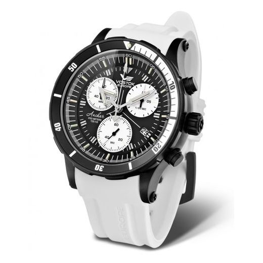 SILIKÓNOVÝ REMIENOK VOSTOK EUROPE PRE ANCHAR - BIELA/ČIERNA PRACKA - REMIENKY - OSTATNÉ