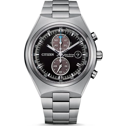 CITIZEN ECO-DRIVE SUPER TITANIUM CHRONO CA7090-87E - SUPER TITANIUM - ZNAČKY