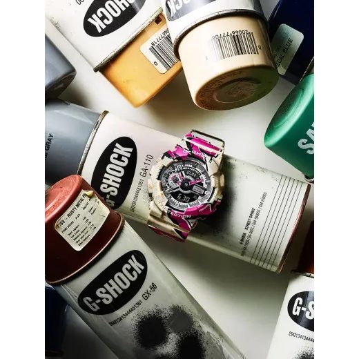 HODINKY CASIO G-SHOCK GA-110SS-1AER ZO SÉRIE STREET SPIRIT - G-SHOCK - ZNAČKY