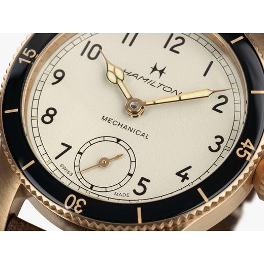 HAMILTON KHAKI AVIATION PILOT PIONEER MECHANICAL SMALL SECOND H76709510 - KHAKI AVIATION - ZNAČKY