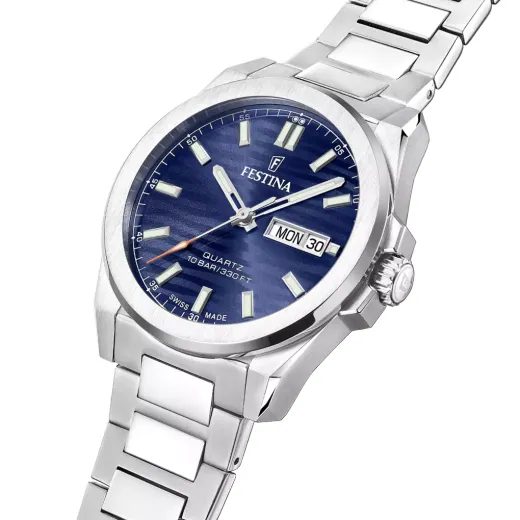 FESTINA SWISS MADE DUNE BLUE 20073/2 - SWISS MADE - ZNAČKY