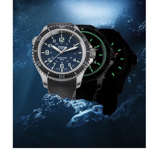 TRASER P67 SUPERSUB BLUE SET OCEĽ A GUMA - HERITAGE - ZNAČKY