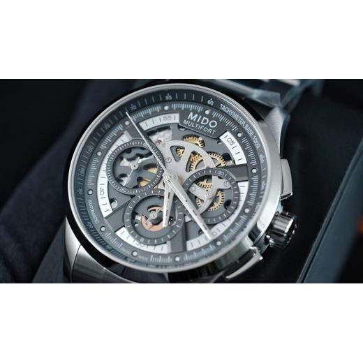 MIDO MULTIFORT SKELETON CHRONOGRAPH M038.662.11.060.00 - MULTIFORT - ZNAČKY