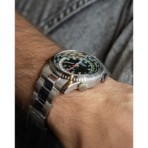 ALPINA STARTIMER PILOT QUARTZ WORLDTIMER AL-255GR4S26B - STARTIMER PILOT QUARTZ - ZNAČKY