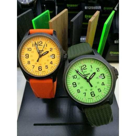 TRASER P67 OFFICER PRO GUNMETAL LIME SILICONE - HERITAGE - ZNAČKY