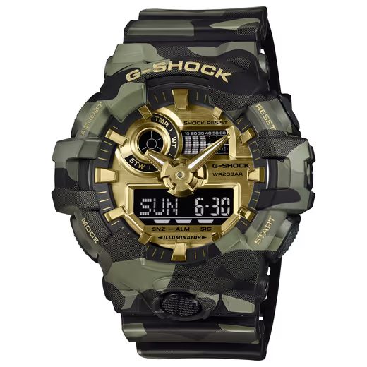 CASIO G-SHOCK GA-700CMG-3AER CAMO A GOLD - G-SHOCK - ZNAČKY