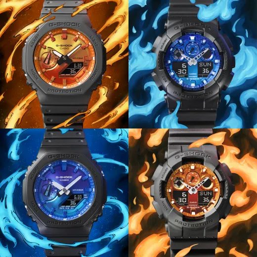CASIO G-SHOCK GA-2100FL-8AER FLAME INSIDE - G-SHOCK - ZNAČKY