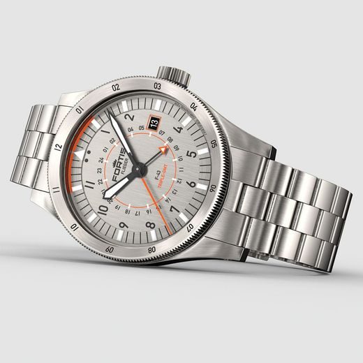 FORTIS FLIEGER F-43 TRIPLE-GMT TITANIUM ORANGE COSC F4260002 - FLIEGER - ZNAČKY