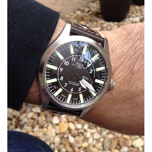 BALL ENGINEER MASTER II AVIATOR NM1080C-L3-BK - ENGINEER MASTER II - ZNAČKY