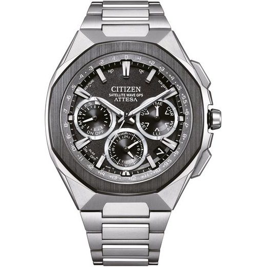 CITIZEN ATTESA SATELIT WAVE GPS CC4104-53E - SUPER TITANIUM - ZNAČKY
