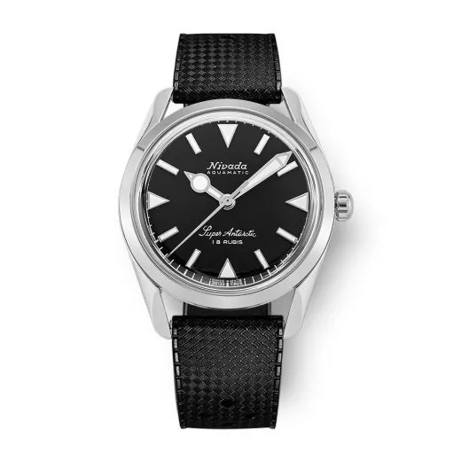 NIVADA GRENCHEN SUPER ANTARCTIC 35 MM - BLACK WHITE LUMINOVA - ANTARCTIC - ZNAČKY