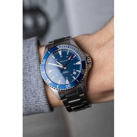 HAMILTON KHAKI NAVY SCUBA AUTO H82345141 - KHAKI NAVY - ZNAČKY