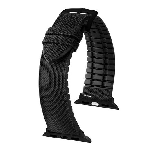 ŘEMÍNEK HIRSCH ARNE PRO APPLE WATCH - ČERNÝ - REMIENKY - OSTATNÉ