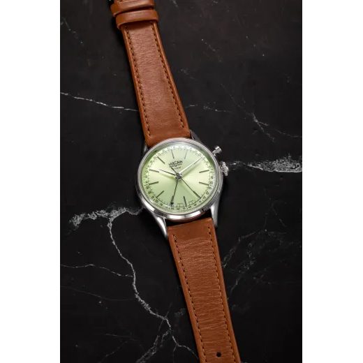 VULCAIN CRICKET PRESIDENT 36 MM - PISTÁCIOVO ZELENÁ - CRICKET PRESIDENT - ZNAČKY