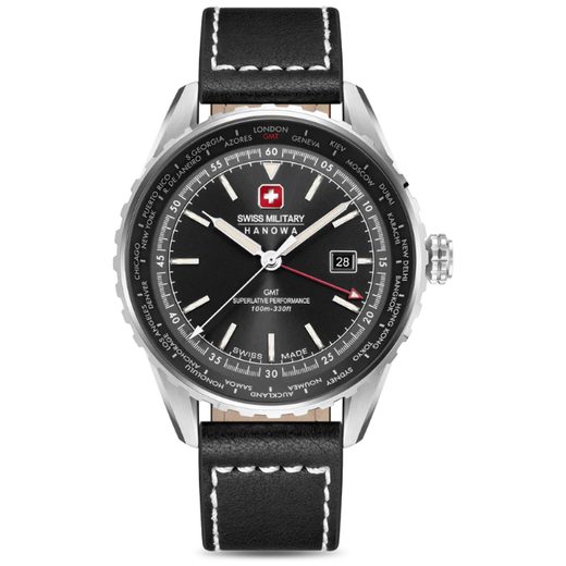 SWISS MILITARY HANOWA AFTERBURN GMT SMWGB0003201 - AIR - ZNAČKY