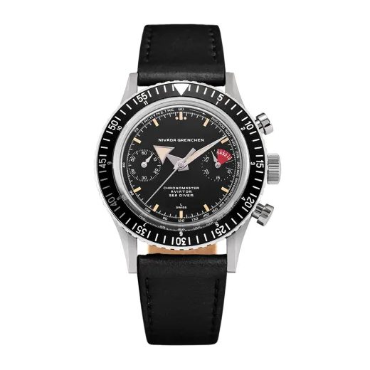NIVADA GRENCHEN CHRONOMASTER BROAD ARROW - INTER. BEZEL - MANUAL - CHRONOMASTER - ZNAČKY
