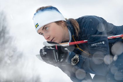 Sila času na každom kroku: Certina DS Action Diver a Ebba Andersson