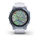 GARMIN FENIX 7 PRO SAPPHIRE SOLAR TITAN BLUE/ WHITE SILICONE BAND - 010-02540-25 - FENIX 7 - ZNAČKY