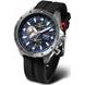 VOSTOK EUROPE ALMAZ MULTIFUNCTIONAL LINE YM26-320A652 – ČIERNY GUMOVÝ REMIENOK - ALMAZ SPACE STATION - ZNAČKY