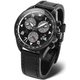 Vostok Europe Space Race Chrono Line 6S30-325C744 – čierny kožený remienok