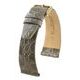 Řemínek Hirsch Prestige 1 crocodile - šedý, lesk