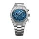 Nivada Grenchen F77 Chronograph Mecaquartz Blue 38 mm