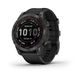 Garmin Fenix 7 PRO Sapphire Solar Titan Black/ Black Silicone Band - 010-02540-35