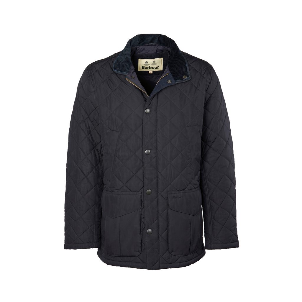 Gentleman Store - Barbour Devon Quilted Jacket — Navy - Barbour - Jacken  und Mäntel - Kleidung